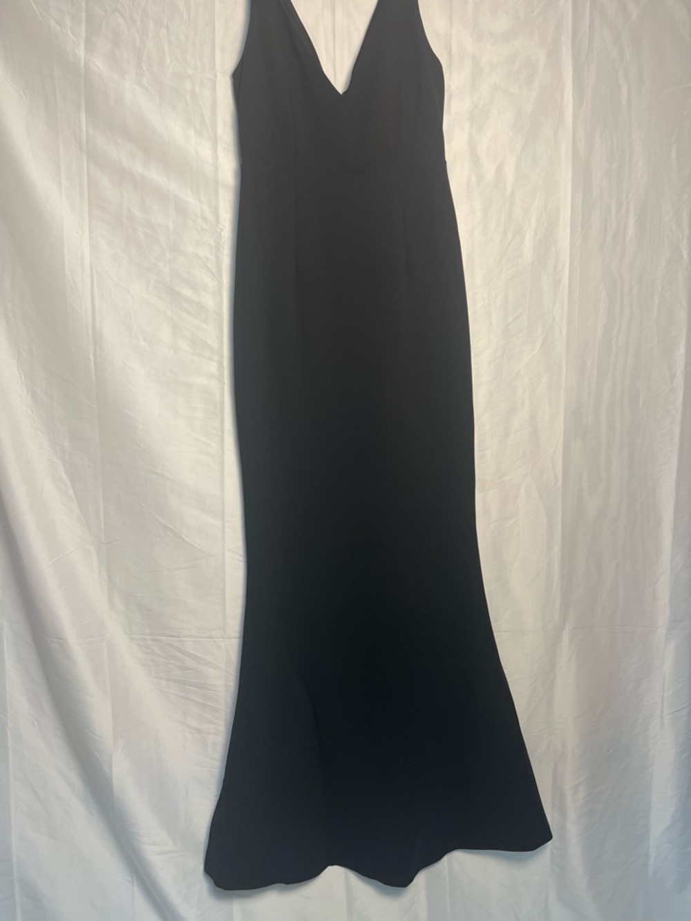 Lulu's Black V-Neck Maxi Dress Size S Evening sleeveless